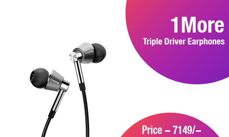 1More Triple Driver Earphones TechMobi 1More Triple Driver Earphones