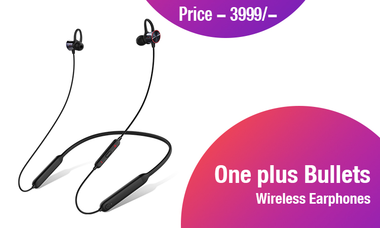 One plus Bullets Wireless Earphones TechMobi One plus Bullets Wireless Earphones