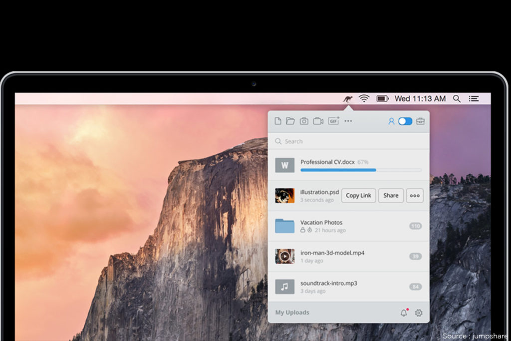 jumpshare TechMobi Alternatives of WeTransfer