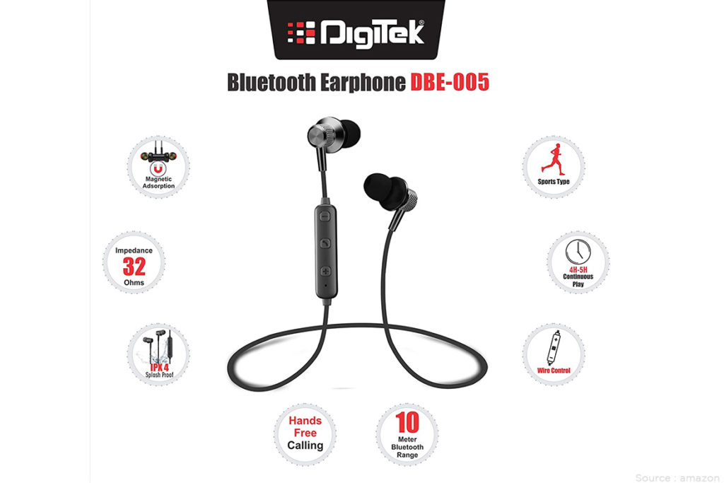 DigitekBluetoothEarphoneDBE005 TechMobi Digitek Bluetooth Earphone DBE 005