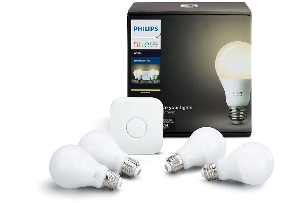 PhilipsHueWhiteA19StarterKit - TechMobi Philips Hue White A19 Starter Kit