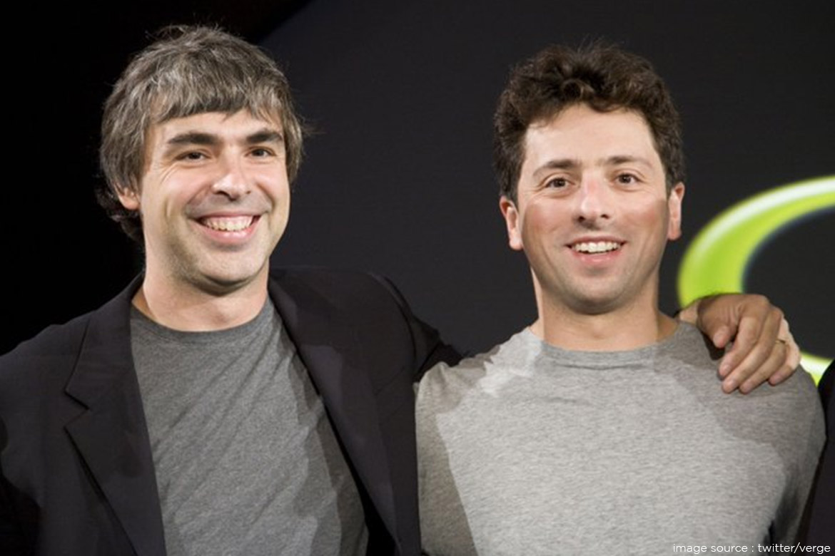 larry page and sergey brin founder of google