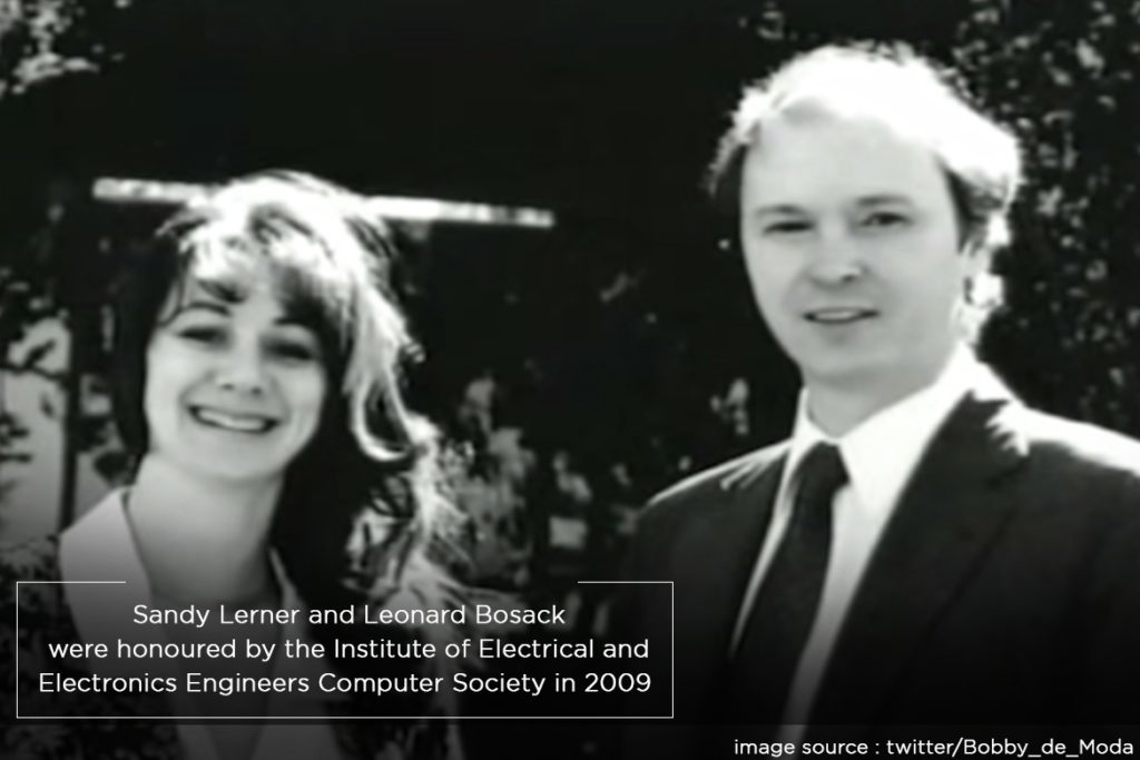 sandy lerner and leonard bosack