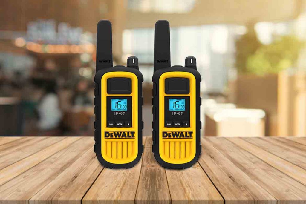 DEWALTWalkieTalkies TechMobi DEWALT Walkie Talkies