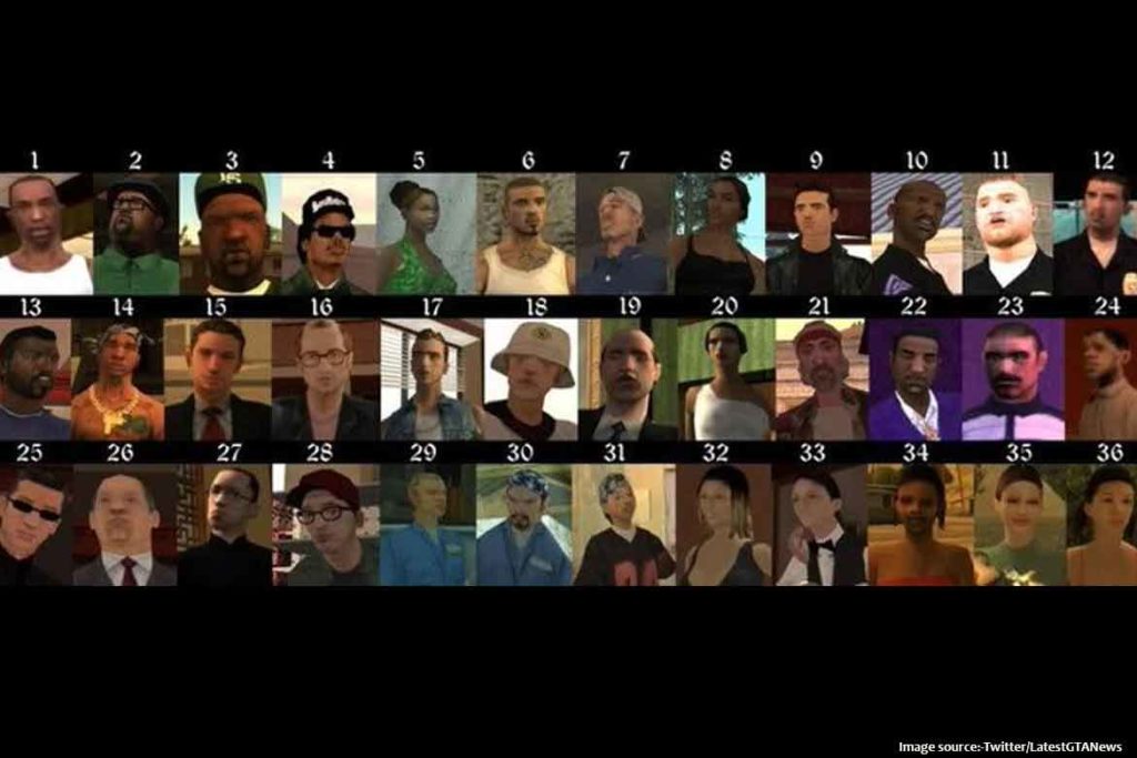 GTA SA Characters TechMobi GTA San Andreas Characters